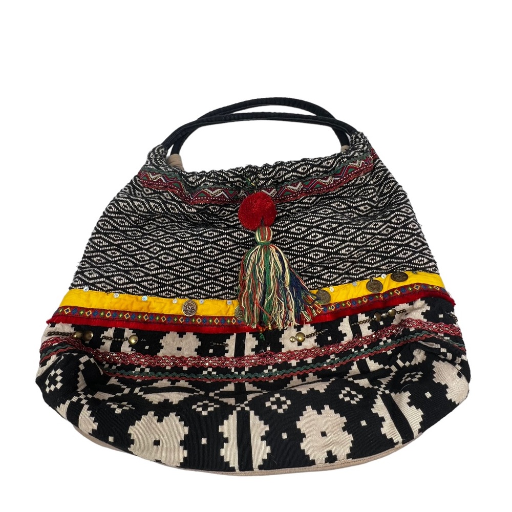 Stela 9 Boho Cloth Multi Color Western Gypsy Southwestern Bag (Revolve)